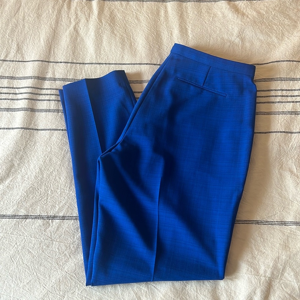 Blue dress pants